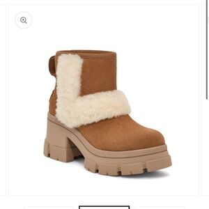 NEW UGG Brooklyn Sunburst Boots in Chestnut size 10